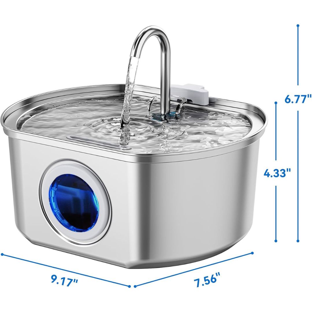 PureFlow™ Stainless Steel Pet Fountain