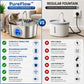 PureFlow™ Stainless Steel Pet Fountain