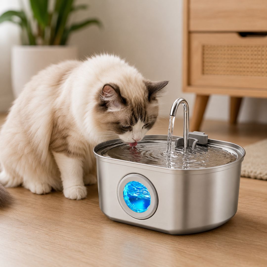 PureFlow™ Stainless Steel Pet Fountain