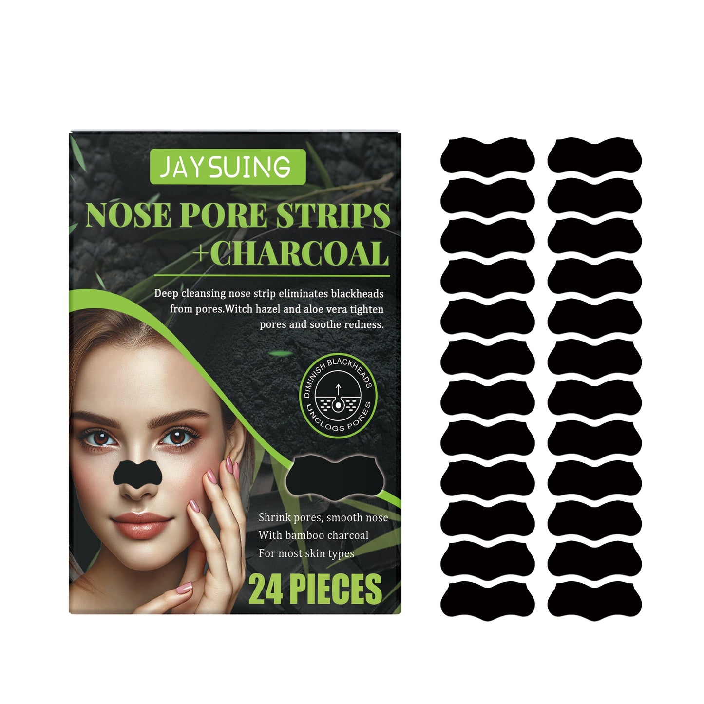 Nose Pore Strips ™️-Deep Cleansing Blackhead Eliminator