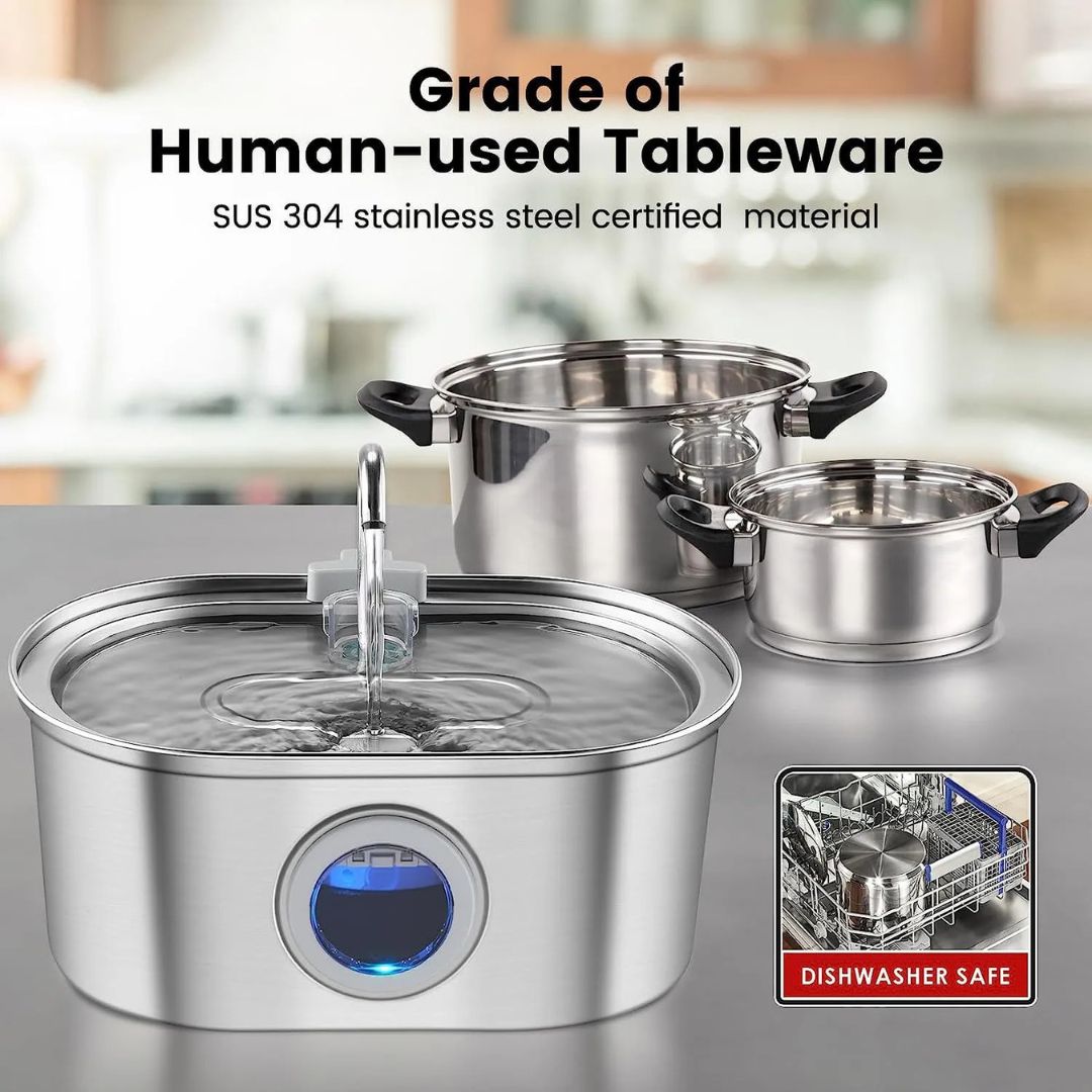 PureFlow™ Stainless Steel Pet Fountain