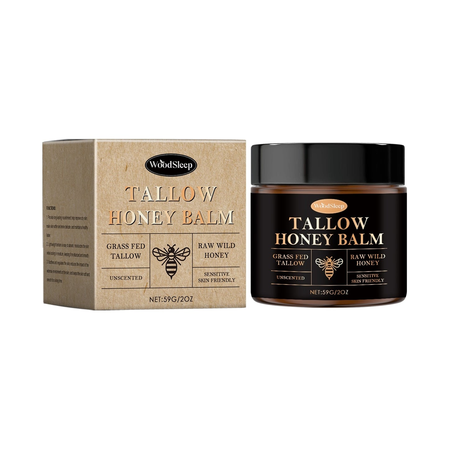 Tallow Honey Balm ™️-Brightening, Moisturizing , Skin Firming Lotion
