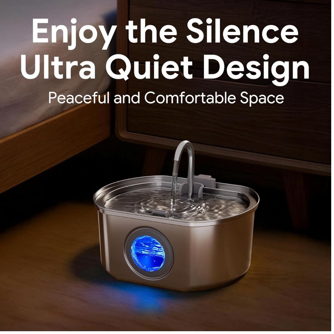PureFlow™ Stainless Steel Pet Fountain