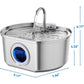 PureFlow™ Stainless Steel Pet Fountain
