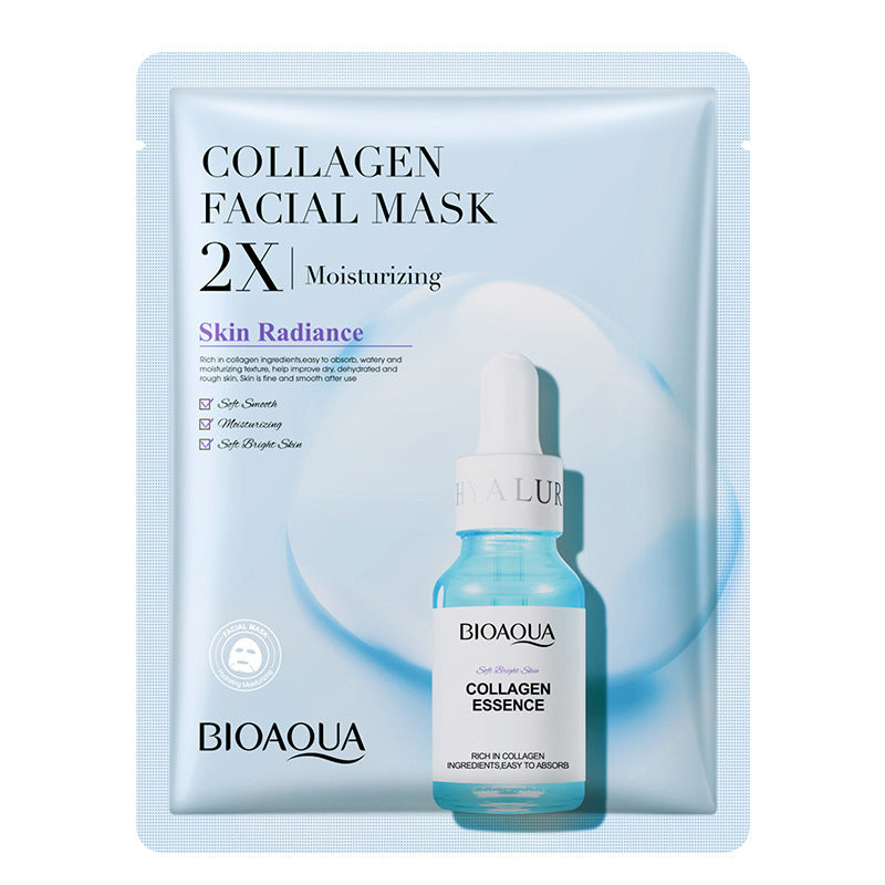 Collagen Face Mask ™️- Moisturizing Firming Face Sheet Mask Hyaluronic Acid Facial Masks Beauty Skin Care Gel Skin Care